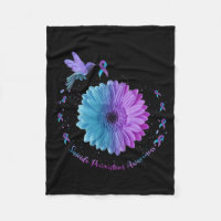 Hummingbird Sunflower Suicide Prevention Awareness