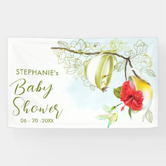 Hummingbird Tea Party Banner