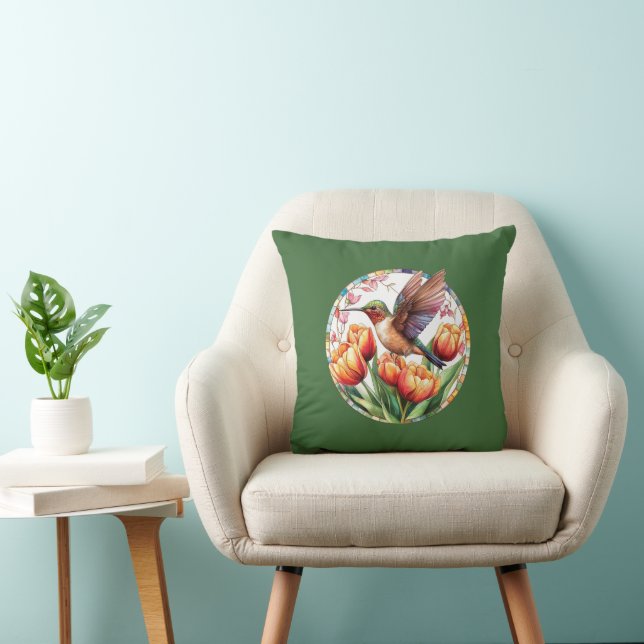 Hummingbird Throw Kissen (Stuhl )