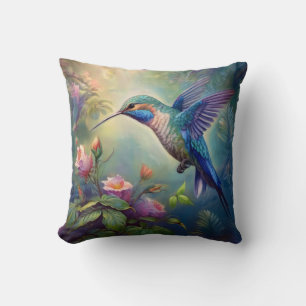 Hummingbird Throw Kissen