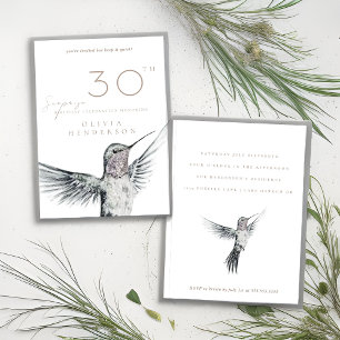 Hummingbird TOUTE Surprise Invitation Anniversaire