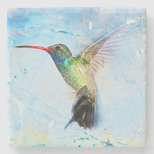 Hummingbird Trivet, Bird Tile Trivet Steinuntersetzer