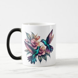 Hummingbird und Blume Morphing Verwandlungstasse