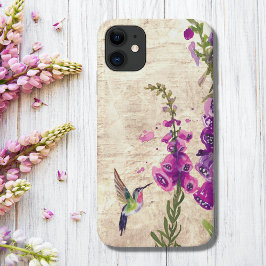 Hummingbird und Foxglove Blume Garden Case-Mate iPhone Hülle