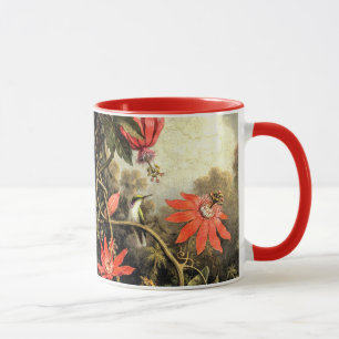 Hummingbird und Passionblumen Tasse