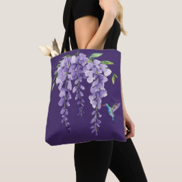 Hummingbird und Wisteria Tasche