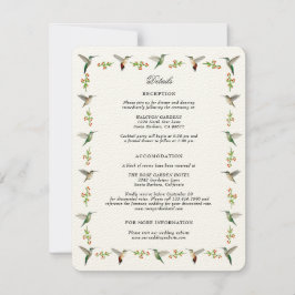 Hummingbird-Verschlusskarte