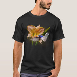 Hummingbird von wunderschöner gelber Blume T-Shirt