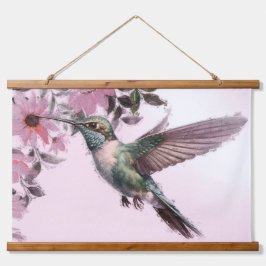 Hummingbird Wall Art Wandteppich Mit Holzrahmen