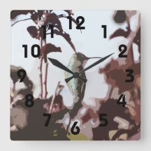 Hummingbird Wall Clock