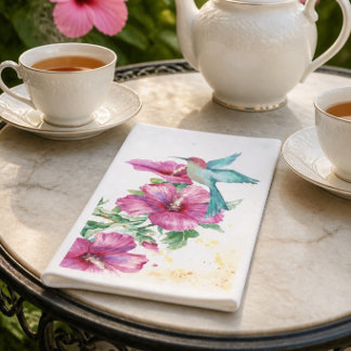 Hummingbird Watercolor Papier Handtuch | Napkin Serviette