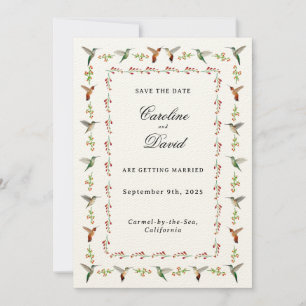 Hummingbird Wedding Save the Date