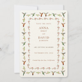 Hummingbird Wedding Save the Date