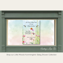 Hummingbird & Wildflower Baby Shower