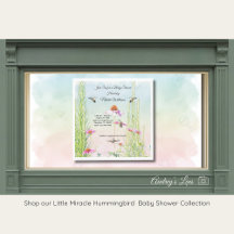 Hummingbird & Wildflower Baby Shower