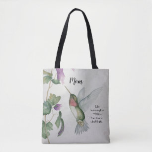 Hummingbird Wings Joytime Geschenk Wasserfarbe Mam Tasche