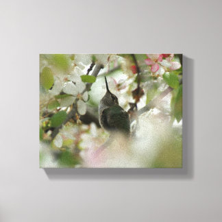 Hummingbird Wrapped Canvas Leinwanddruck