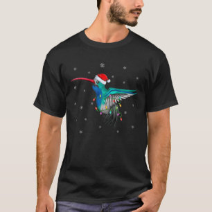 Hummingbird Xmas Lighting Weihnachtsmannmütze Humm T-Shirt