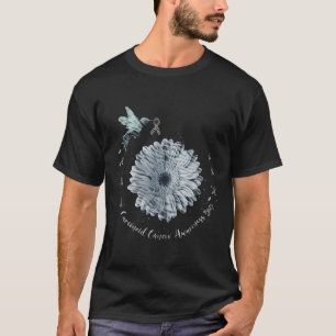 Hummingbird Zebra Sonnenblumen Karzinoid Cancer Aw T-Shirt