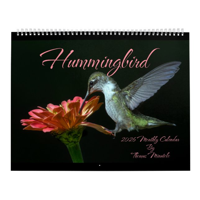 Hummingbirds 2026 Monthly Calendar By Tom Minutolo Kalender (Titelbild)