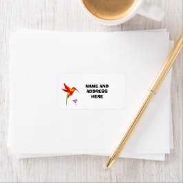 HUMMINGBIRDS ADRESSE ETIKETTIEREN ADRESSAUFKLEBER