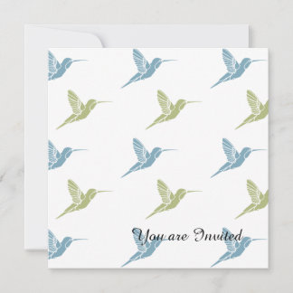 Hummingbirds Birthday Einladung
