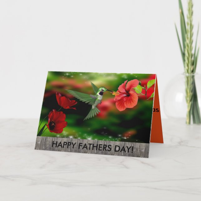 Hummingbirds Day Card Karte (Vorderseite)