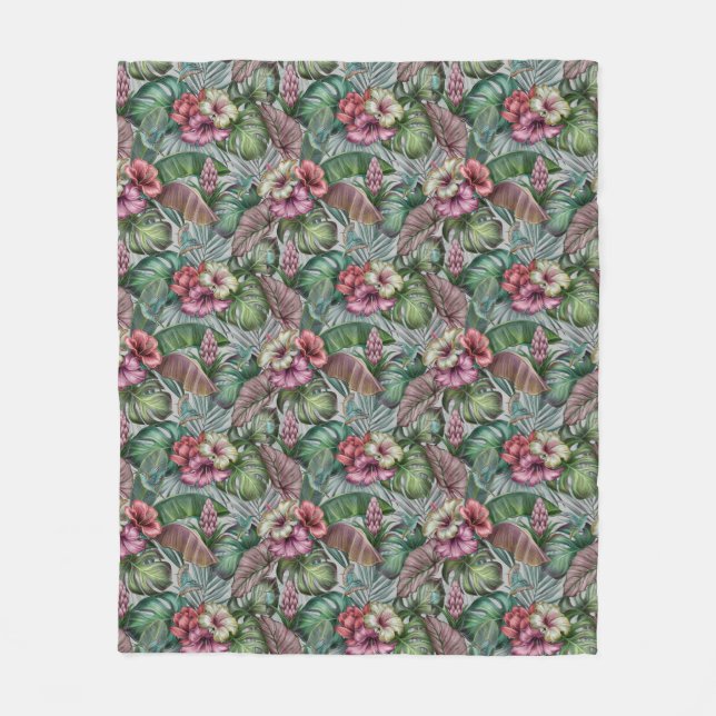 Hummingbirds Fleece Blanket (Vorderseite)