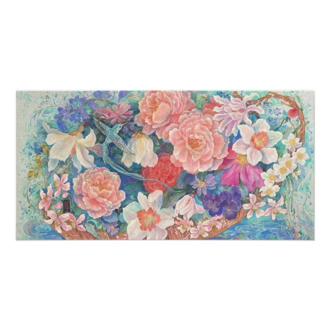 Hummingbird's Floating Garden Poster (Vorderseite)