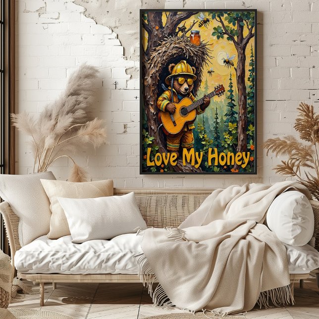 Hummingbird's Hideaway: Bären's Acoustic Gig Poster (Von Creator hochgeladen)