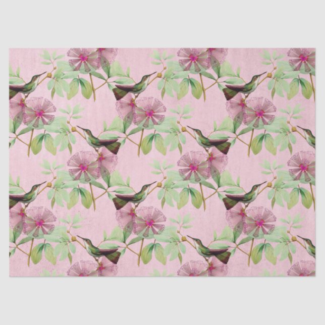 HummingBirds Series Design 22 Seidenpapier (Vorderseite)