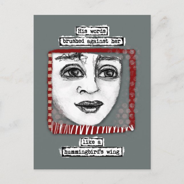 Hummingbird's Wing Postcard Postkarte (Vorderseite)