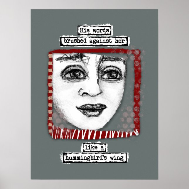 Hummingbird's Wing Poster Wall Art (Vorne)