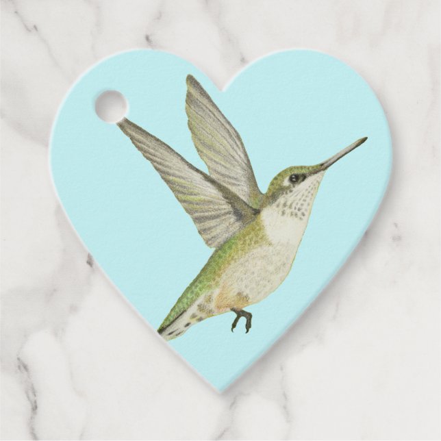 Hummingvogel Geschenkanhänger (Vorderseite)