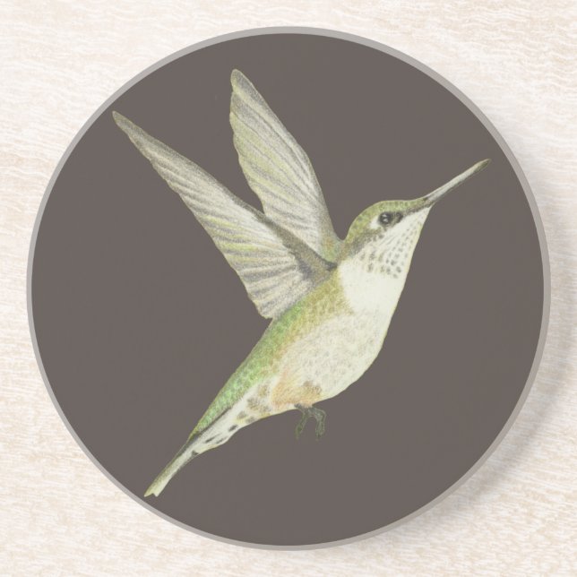 Hummingvogel Getränkeuntersetzer (Vorne)