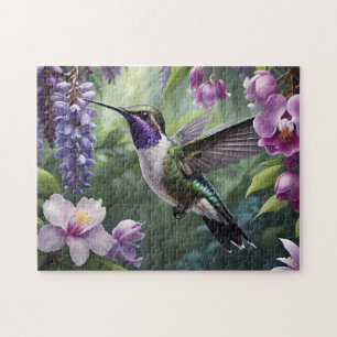 Hummingvogel im Blumengarten