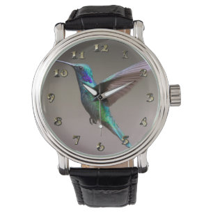 Hummingvogel im Flug Armbanduhr