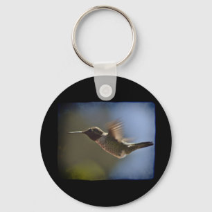 Hummingvogel im Flug Schlüsselanhänger