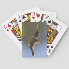 Hummingvogel im Flug Spielkarten