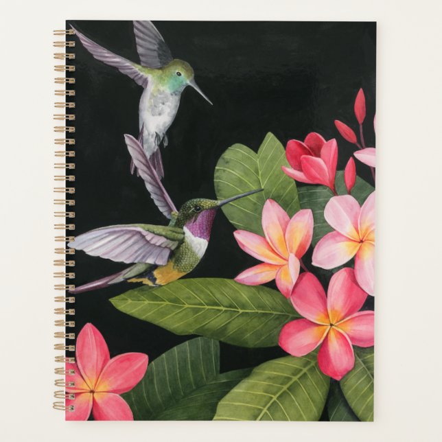 Hummingvögel in der Plumeria Planer (Vorderseite)