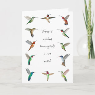 Hummingvögel Karte