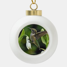Hummingvogel Keramik Kugel-Ornament
