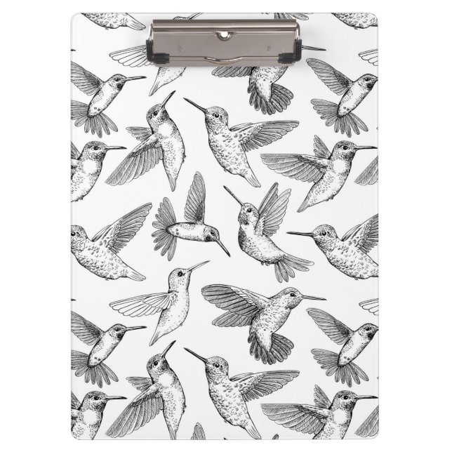 Hummingvögel Klemmbrett (Vorderseite)