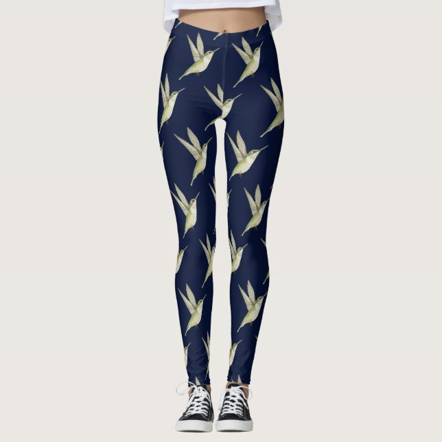 Hummingvogel Leggings (Vorderseite)