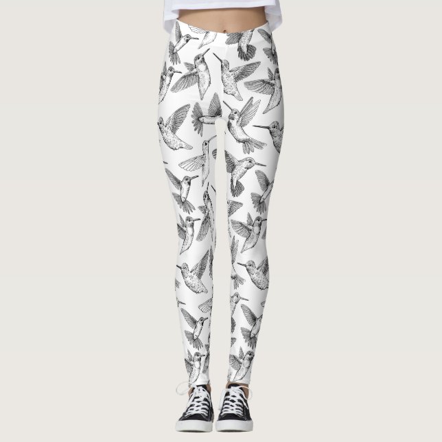 Hummingvögel Leggings (Vorderseite)