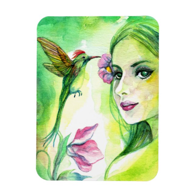 Hummingvogel Magnet (Vertikal)