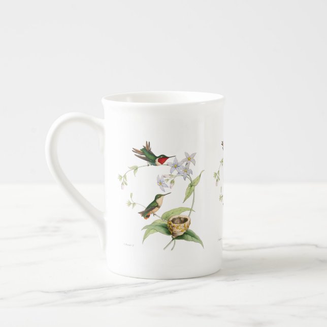 Hummingvögel Naturgeschichte Knochen China Tasse (Links)
