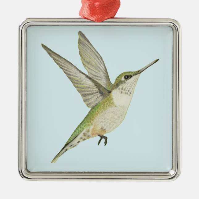 Hummingvogel Ornament Aus Metall (Vorne)