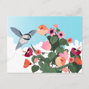 Hummingvogel Postkarte