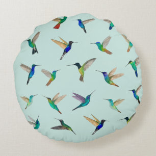 Hummingvögel Rundes Kissen